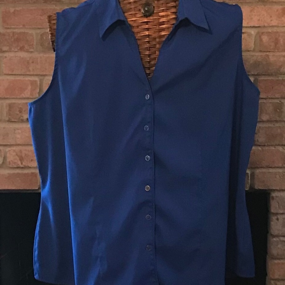 Cato Royal Blue Sleeveless Top Size 22/24 W